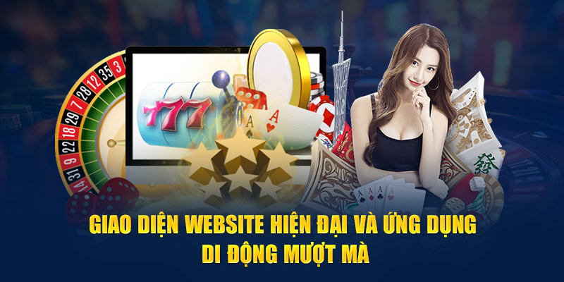 Giao diện website hiện đại và ứng dụng di động mượt mà