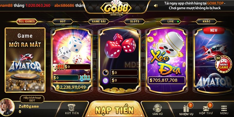 Go88 – Game bài uy tín được nhiều người chơi đánh giá 5 sao