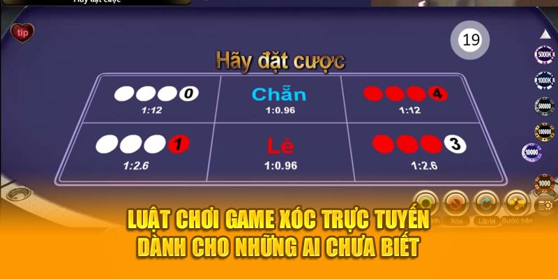 Luật chơi game xóc trực tuyến dành cho những ai chưa biết